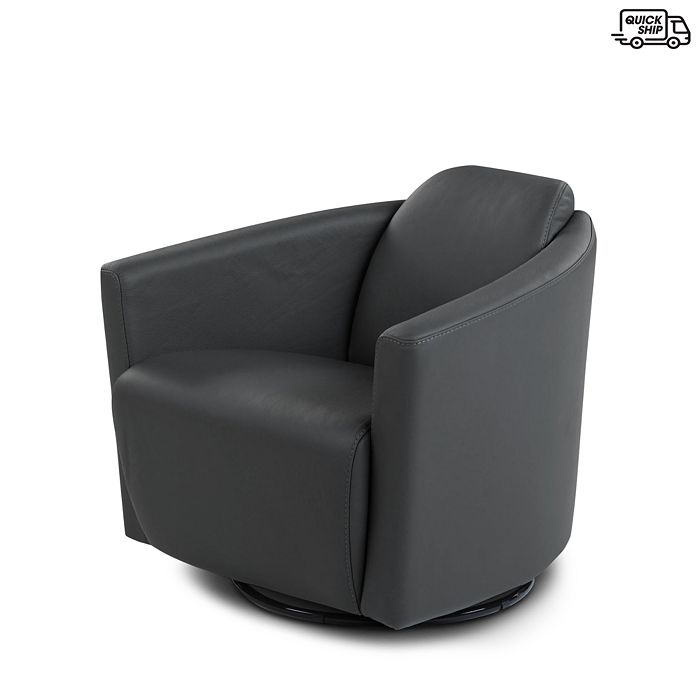 Nicoletti Hollister Swivel Chair - 100% Exclusive In Bull Gray