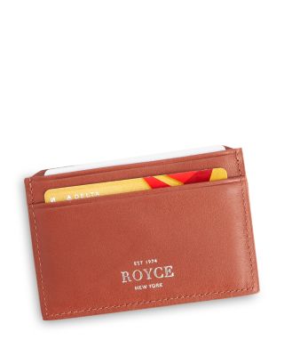 Leather RFID-Blocking Executive Slim Credit Card Case