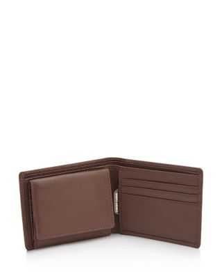 Leather RFID-Blocking Slim Bifold Wallet