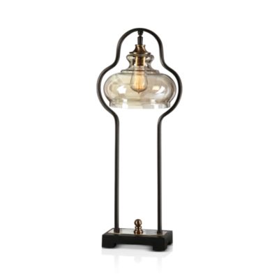 Cotulla Aged Black Desk Lamp