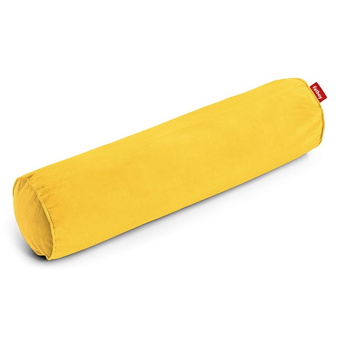Fatboy Velvet Pillow Rolster Cushion, 30 X 8 In Maize Yellow