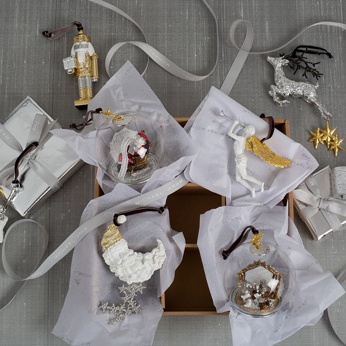 Michael Aram Manger Scene Snow Globe Ornament
