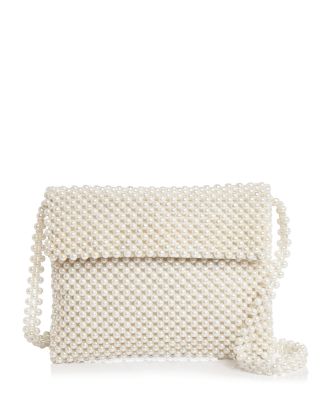 AQUA - Evie Faux Pearl Shoulder Bag - 100% Exclusive