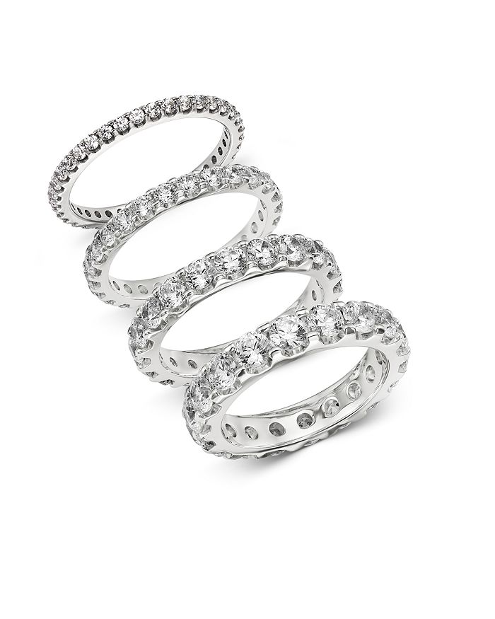 Bloomingdale's - Diamond Eternity Band in 14K White Gold