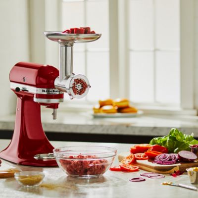 Metal Food Grinder Attachment - #KSMMGA