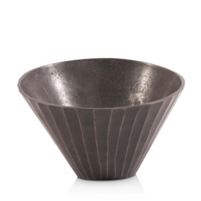 Howard Elliott - Graphite Chiseled Metal Bowl