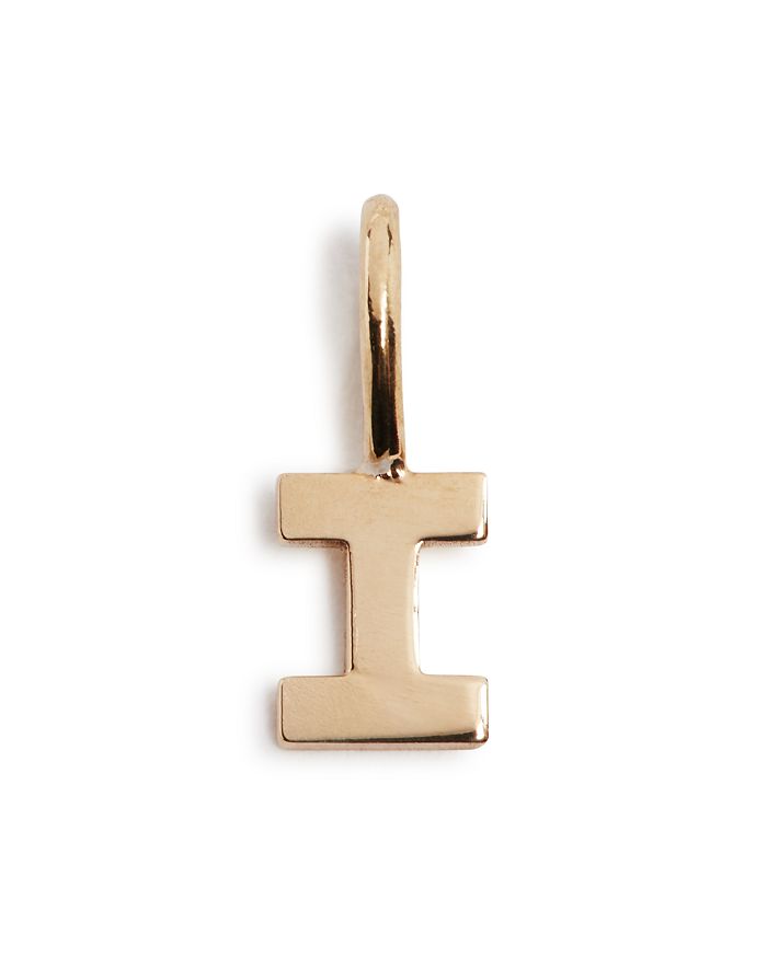Zoë Chicco 14k Yellow Gold Initial Charm In I/gold