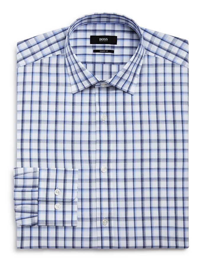BOSS Bold Checked Regular Fit Dress Shirt | Bloomingdale's