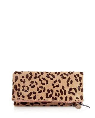 Clare V Calf deals Hair Foldover Clutch