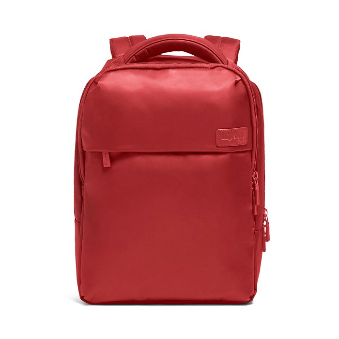 Lipault Plume Business 15 Laptop Backpack In Cherry Red