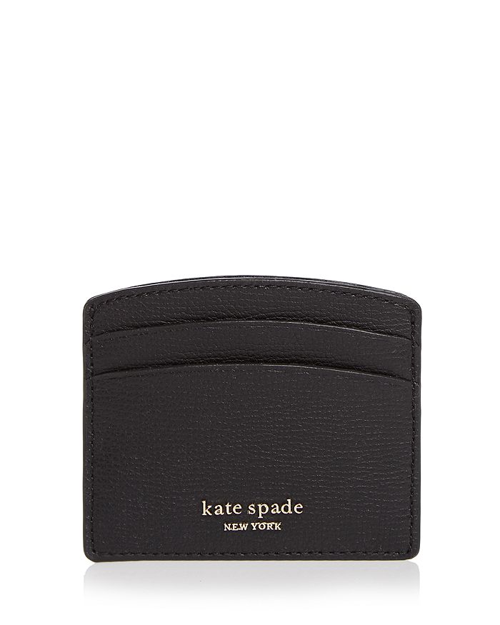 kate spade new york Pebbled Leather Card Holder | Bloomingdale's