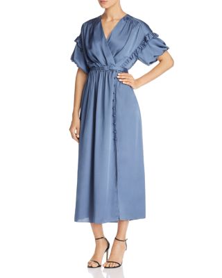 kate spade satin midi dress