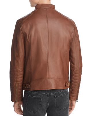 Cole Haan Leather Jacket - Bloomingdale's