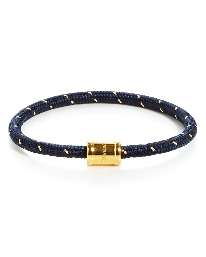 Miansai Mini Single Rope Bracelet In Navy Blue