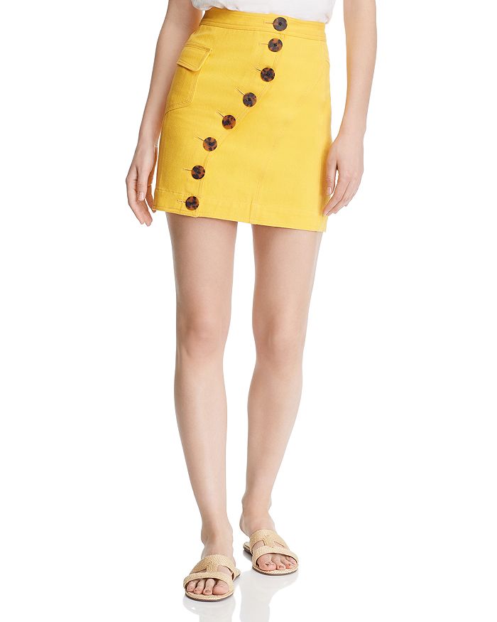 Acler - Golding Denim Mini Skirt