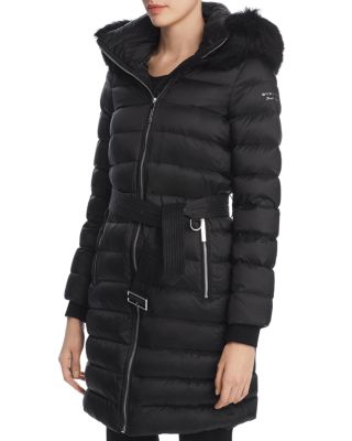 burberry limehouse mid length down puffer coat