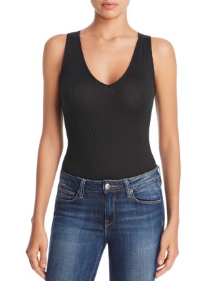 GUESS Katrina Sleeveless Lace-Up Bodysuit | Bloomingdale's