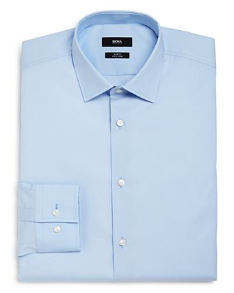 Basic Solid Slim Fit Dress Shirt