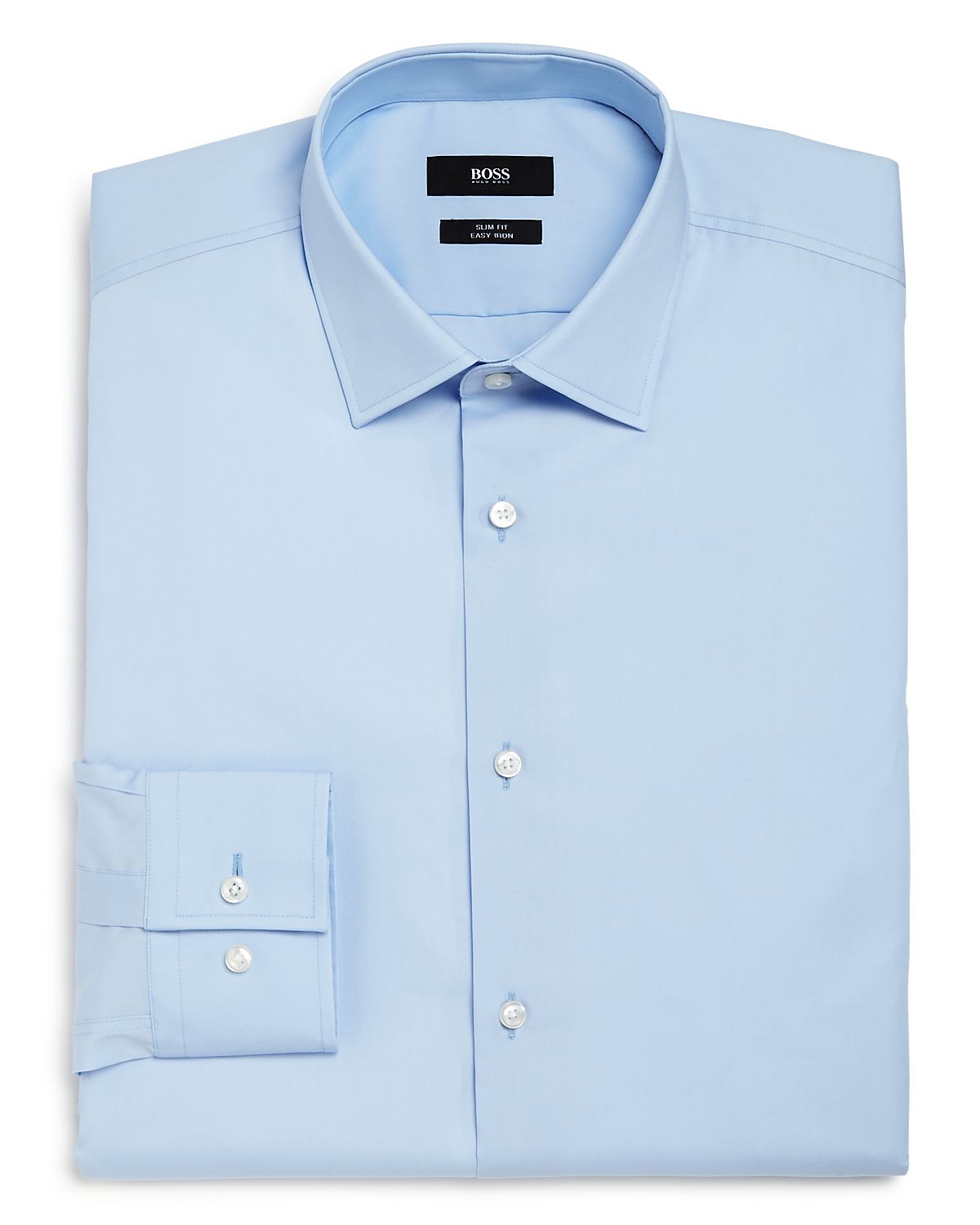 Boss Basic Solid Slim Fit Dress Shirt