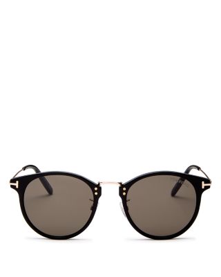 tom ford 51mm round sunglasses