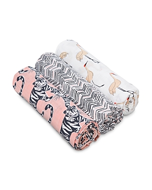 Aden And Anais Kids'  Girls' Pacific Paradise 3-piece Swaddle Blanket Set - Baby