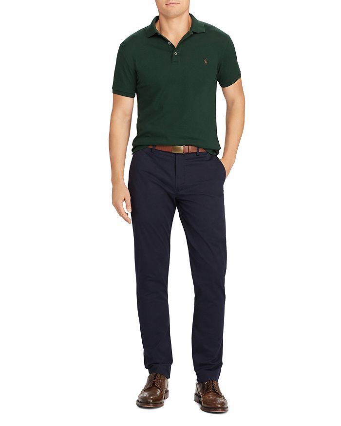 Shop Polo Ralph Lauren Stretch Straight Fit Chinos In Aviator Navy
