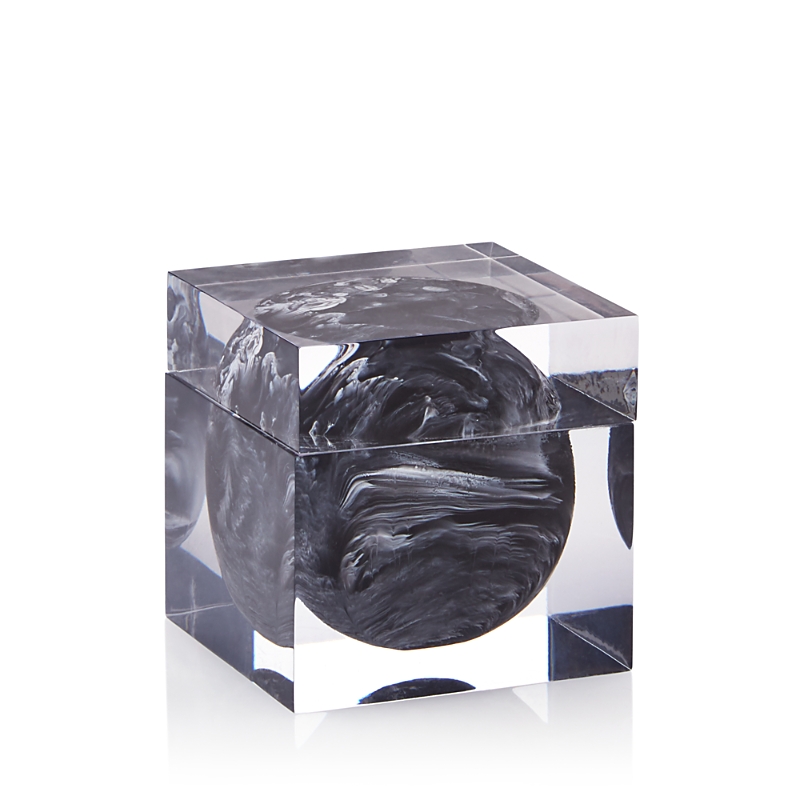 Kassatex Ducale Cotton Jar In Black