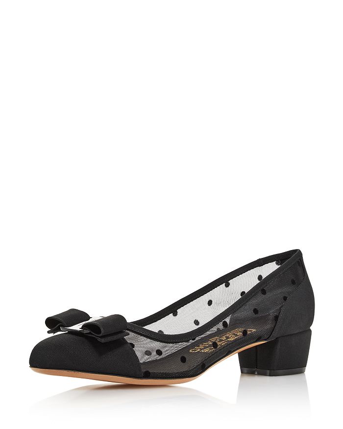 Mesh polka online dot shoes