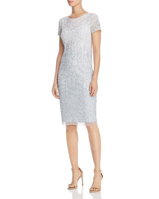 Adrianna Papell Embellished Sheath Dress | Bloomingdale's