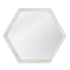 Bassett Mirror Company Dunn Wall Mirror In Silver Leaf