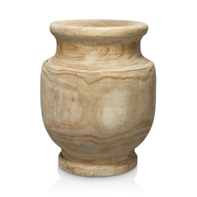 Laguna Wooden Decorative Vase