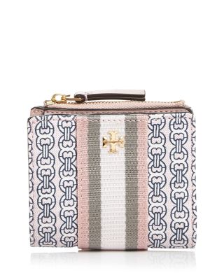 tory burch canvas wallet