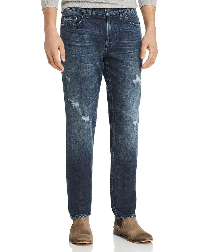 True Religion Geno Straight Fit Jeans in Worn Santiago | Bloomingdale's
