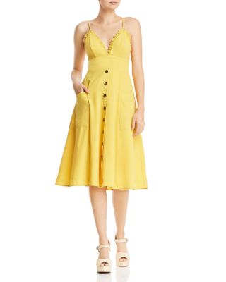 yellow dress bloomingdales