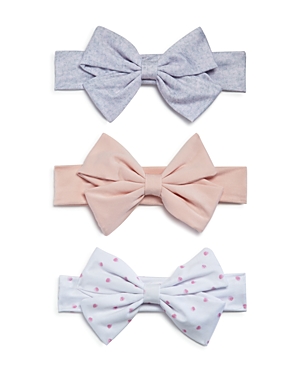 Aden And Anais Girls' 3-piece Rosewater Headband Set - Baby In White