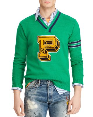 yale letter sweater