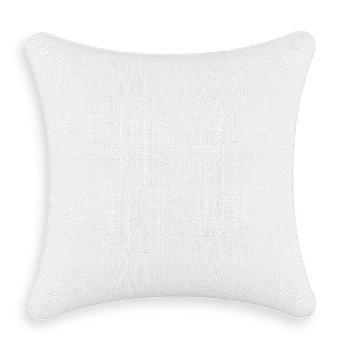 Sparrow & Wren Down Pillow In Klein, 20 X 20 In White