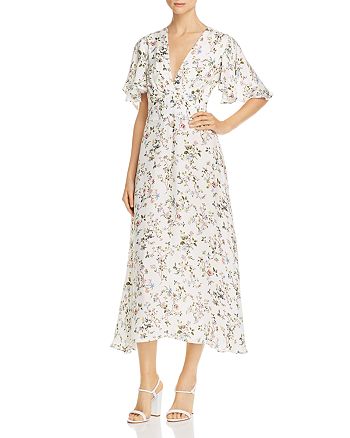 Divine Heritage Floral Midi Dress | Bloomingdale's