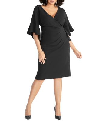 Rachel Roy Plus Ruffle-Sleeve Dress | Bloomingdale's