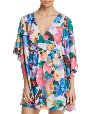 tropical swimsuit cover up