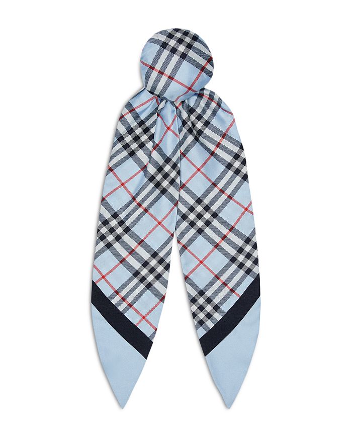 BURBERRY VINTAGE CHECK SILK HAIR SCARF,8011122