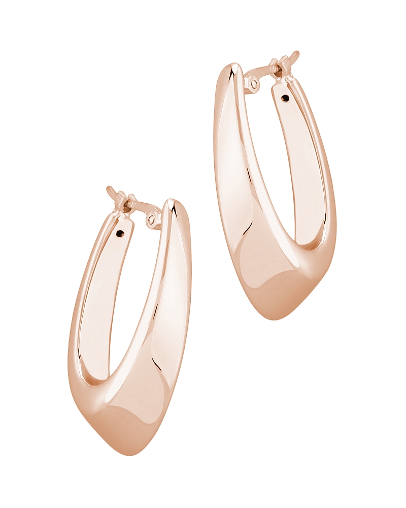 Bloomingdale's Fine Collection Medium Hoop Earrings in 14K Rose Gold
