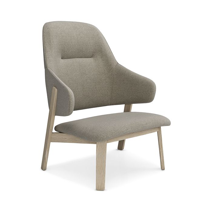 Huppe Wolfgang High-back Lounge Chair In Slate