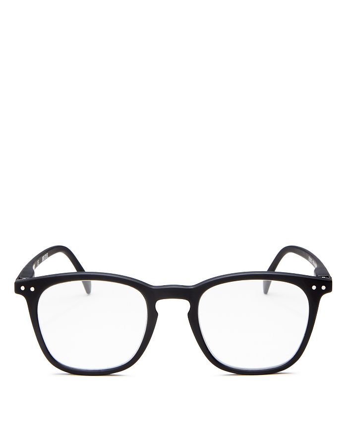 Izipizi Collection E Square Blue Light Glasses, 47mm In Black