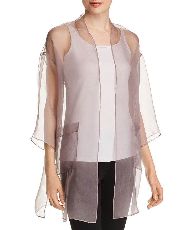 Eileen fisher organza new arrivals jacket