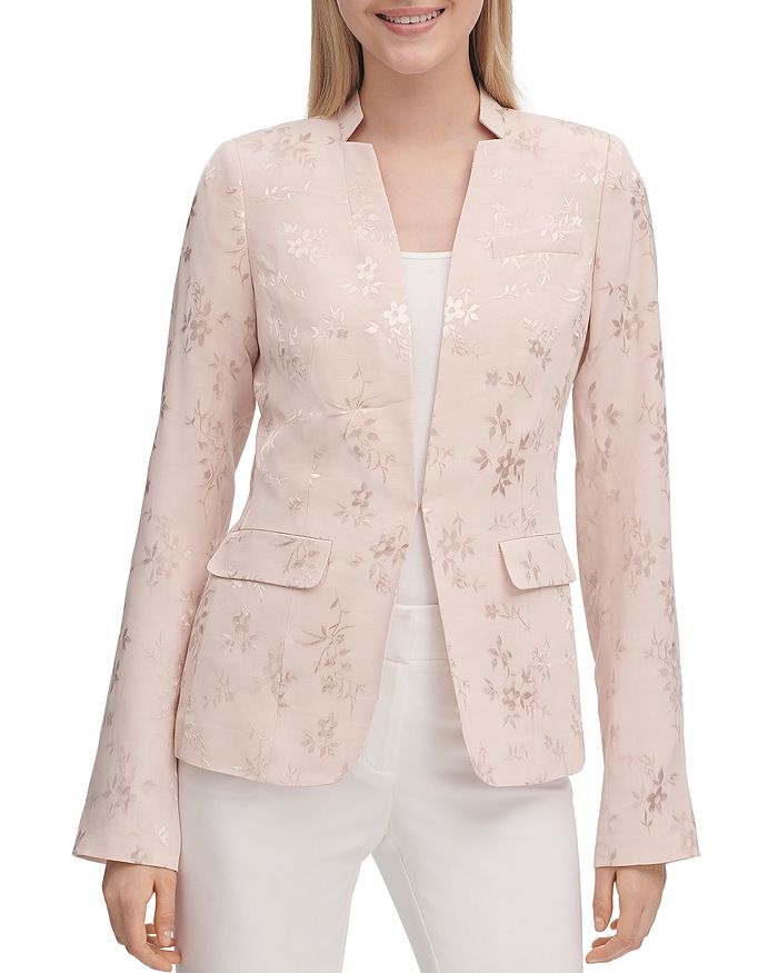 Calvin klein floral blazer new arrivals