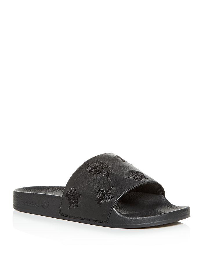 Y3 Men's Adilette Embroidered Slide Sandals Bloomingdale's