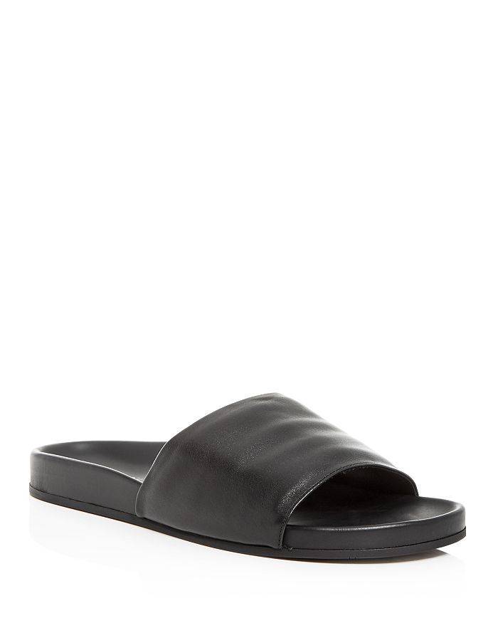 To Boot New York Men's Apex Napa Leather Slide Sandals In Black