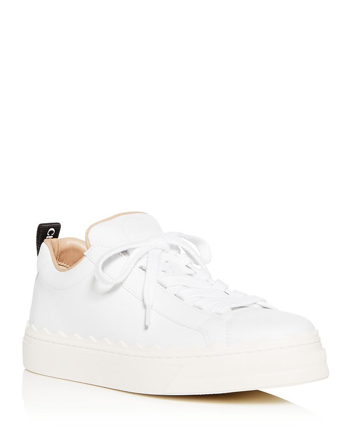 Chloé Women's Lauren Low Top Sneakers In White