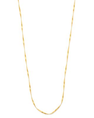 18K Yellow Gold Marrakech Single Strand Long Necklace, 36"